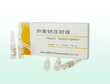 Pó farmacêutico da categoria para a injeção 1vial/caixa do sódio da heparina da injeção